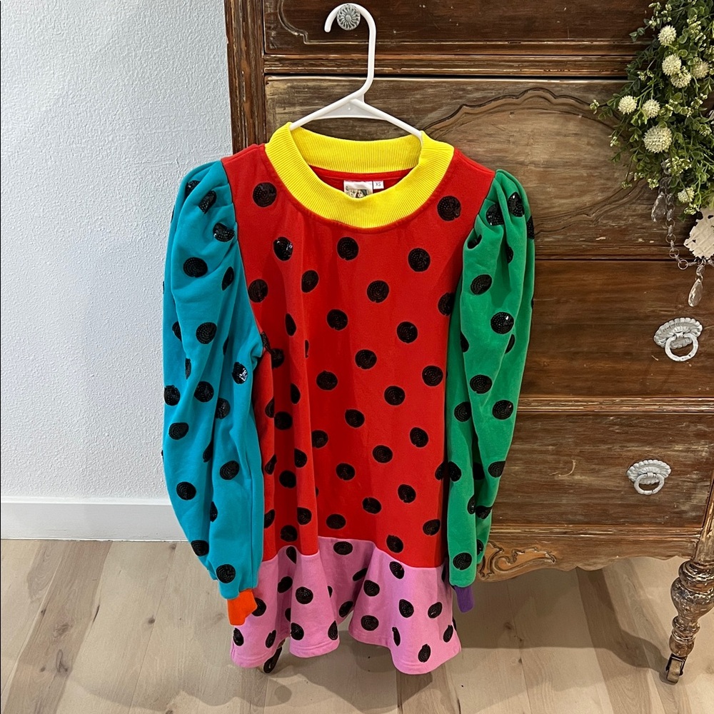 Queen of Sparkles Sweatshirt Dress